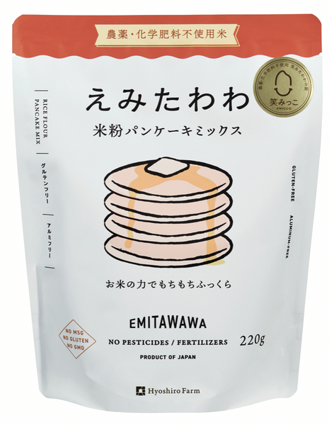 HF1: HYOSHIRO FARM Gluten Free Mochi Pancake Mix (7.76Oz/220g)