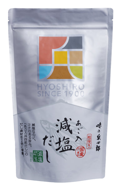 C: HYOSHIRO Less Sodium Dashi Stock Powder  (0.32Oz/9g × 25 packets)